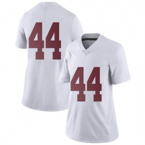 NCAA Women's Alabama Crimson Tide #44 Charlie Skehan Stitched College Nike Authentic No Name White Football Jersey PC17I02GT